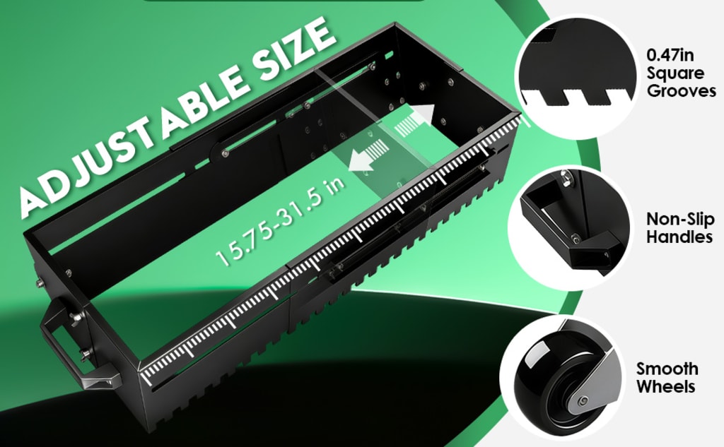 Adjustable Rolling Floor Mortar Leveler